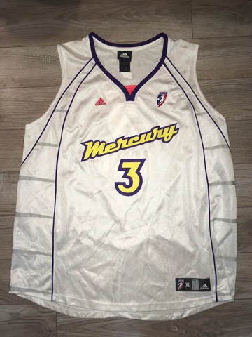 Diana Taurasi #3 Phoenix Mercury WNBA adidas Basketball Jersey XL Cover