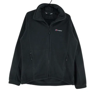Berghaus Cremallera Completa Polar Chaqueta de Punto Negro Hombre TAMAÑO S - Imagen 1 de 8