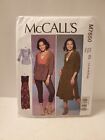McCalls Pattern M7650 Tops Smocks Tunics Maxi Dresses Sizes 14 16 18 20 22 FF
