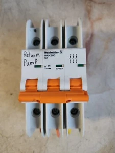 INTERRUPTOR DE CIRCUITO WEIDMULLER BR3C2UC C2 240VAC 3 POLOS - Imagen 1 de 6