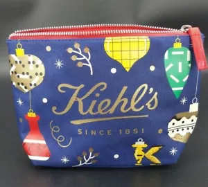 Kiehl's Make-up Bag Limited Edition Maite Franchi Since 1851 Holiday Ornaments - Picture 1 of 5