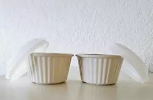 Tupperware 6 oz Ramekin con coperchio - modello #1922 set di due nuovi - Foto 1 di 3