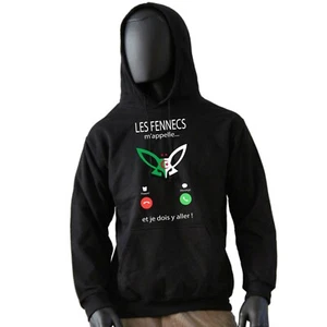Sweat HOMME DZ FENNEC ALGERIE CAN 2019 LES FENNECS M'APPELLE - Picture 1 of 5