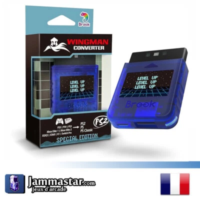 Brook Wingman PS2 / PS1 Adapter - Clear Version - PS4 / PS5 / XBox / Switch