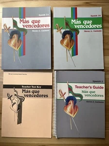 Abeka Spanish Curriculum Lot 2A 2B Student Workbooks Teacher's Guide Test Key - Picture 1 of 9