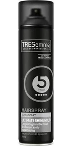 TRESemme Ultimate Shine Hold Hairspray 360g Long lasting invisible finish. - Picture 1 of 6