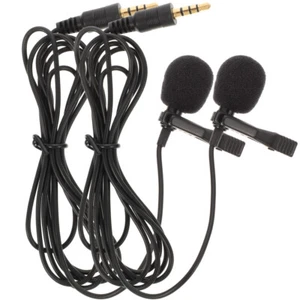 2pcs Multi-use Microphone For Laptop Lavalier Microphone Tiny Microphone - Picture 1 of 12