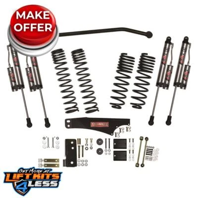 Elevador de suspensión Skyjacker JK40BKXLT 4" con amortiguadores ADX 2.0 RR para Jeep JK 2007-2018 Foto 1 de 2