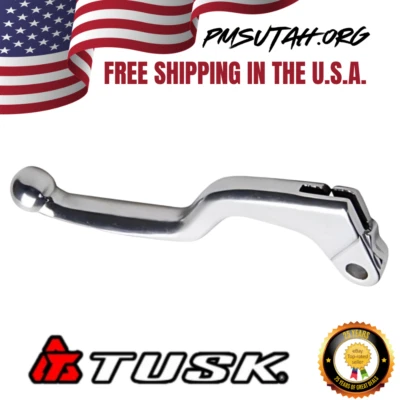 Palanca de embrague Tusk 2017 2018 2019 2020 Honda CRF450RX CRF 450RX plata pulida Foto 1 de 3