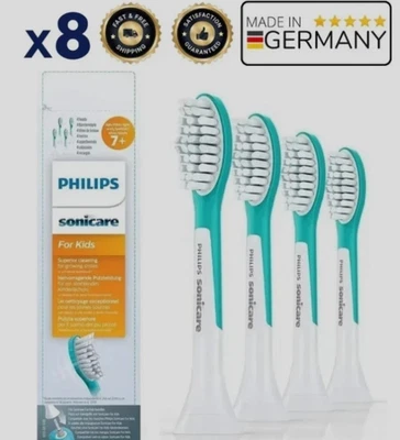 Philips Sonicare Kids 7+ HX6044/33 Standard-Bürstenköpfe Schallzahnbürste 4/8x