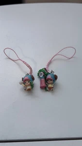 Lote de 2 llaveros con correa figura gashapon de Tony Tony Chopper de una pieza - Imagen 1 de 2