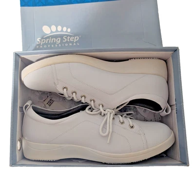 Sapatos femininos de enfermagem Spring Step Skid resistentes a óleo tamanho 10 - Novo com etiquetas - Imagem 1 de 4