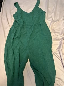 Patagonia Garden Island Jumpsuit Size Large NWOT $140 Green - Picture 1 of 1