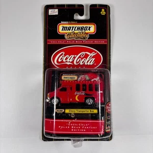 Matchbox Coca-Cola Chevy Transporter Bus Red Die-Cast 1999 NIP Collectible - Picture 1 of 4