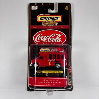 Matchbox Coca-Cola Chevy Transporter Bus Red Die-Cast 1999 NIP Collectible - Image 1 of 4