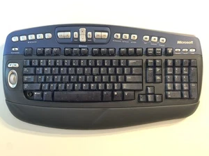Microsoft X800121-100 Keyboard Elite for Bluetooth 1002 WUT0380 Blue Multimedia - Picture 1 of 15