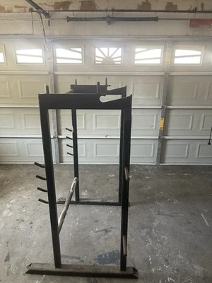 Estante para sentadillas de alta resistencia / Prensa aérea / Estante para pesas / Prensa de banco Foto 1 de 2