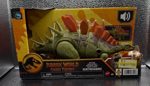 Dinosaurio Kentrosaurus Mattel Jurassic World con sonido de rugido y acción de ataque - Imagen 1 de 6