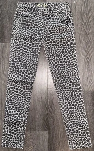 JUICY COUTURE gray leopard print skinny pants Kids girls 14 - Picture 1 of 6