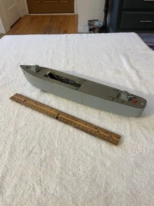 Vintage model zabawka pancernik łódź - Zdjęcie 1 z 7