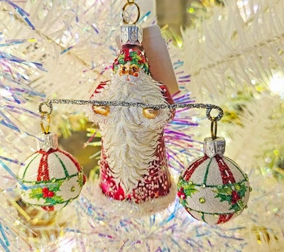 Patricia Breen Miniature Week! Balance Holly and Snowflakes Bejeweled - Image 1 of 4