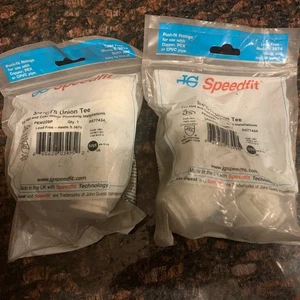 Menge 2 JG Speedfit PEI0228P 3/4" CTS Union T-Stücke - Bild 1 von 11