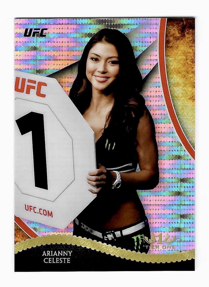 2018 Topps Chrome UFC Tier One Pulsar Refractor ARIANNY CELESTE - Image 1 of 2