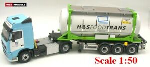 Volvo FH GL 02 + semi-rqe Pte container H& S Foodtrans - WSI - Scale 1/50