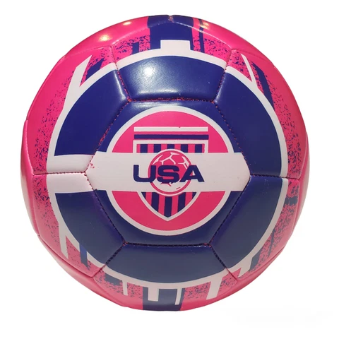 USA SOCCER BALL, PINK COLOR, OFFICIAL WEIGHT, Size 5 Cover