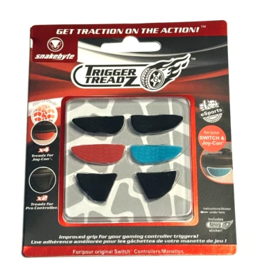 Snakebyte Trigger Treadz Joy-Con and Pro Controller 6-Pack for Nintendo Switch - Image 1 of 2