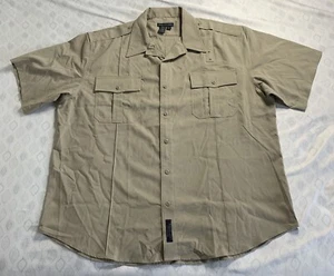 511 Mens 2XL XXL Short Sleeve Button Up Shirt Workwear 5.11 Tactical Series - Picture 1 of 15