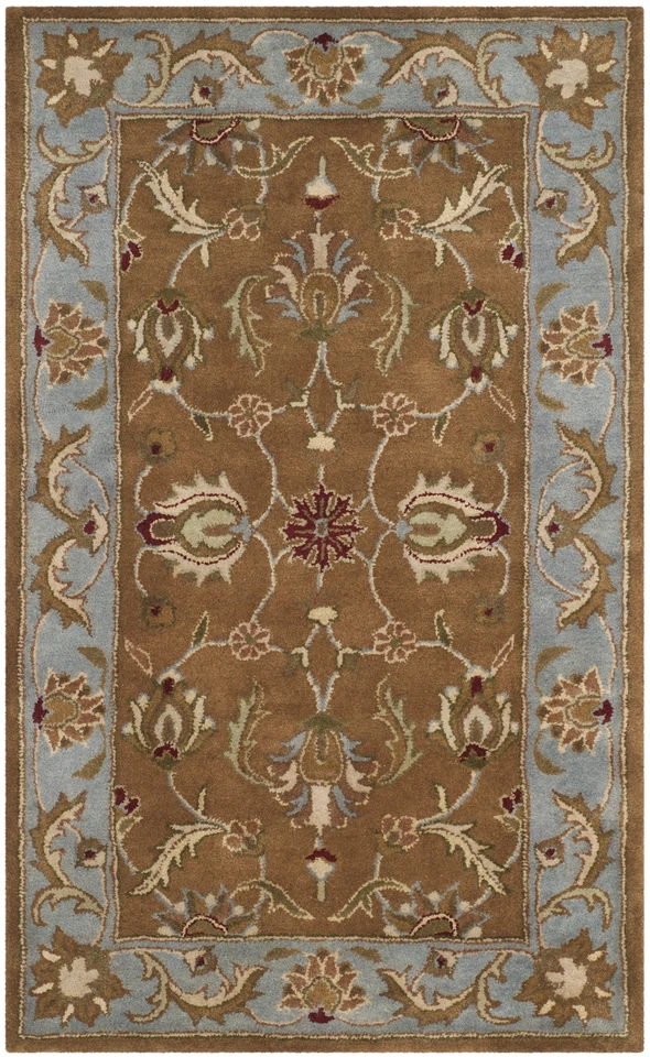 Safavieh Heritage BROWN / BLUE 2'-3" X 4' Area Rug - HG812A-24 - Image 1 of 3