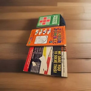 Vintage 50er, 60er, 70er Jahre, Puzzlebücher Taschenbuch 3 Stück - Bild 1 von 11