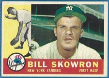 1960 Topps Baseball card # 370 Bill Skowron - Ex-Exmt