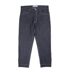 NWT DANIEL W. FLETCHER CONTRAST STITCH INDIGO JEANS SIZE L $395 - Picture 1 of 1