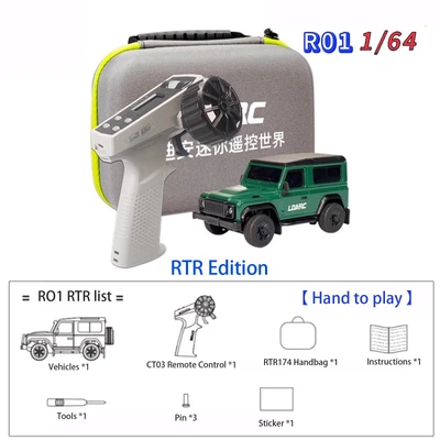 1/64 LDARC R01 Remote Control Climbing Vehicle 4WD Climbing Vehicle Toy NEWDbzxa - Image 1 of 4