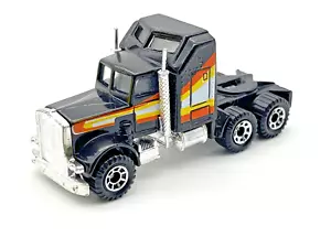 Matchbox MB45 1981 Kenworth Aerodyne semirimorchio nero come nuovo in scatola da collezione - Foto 1 di 6