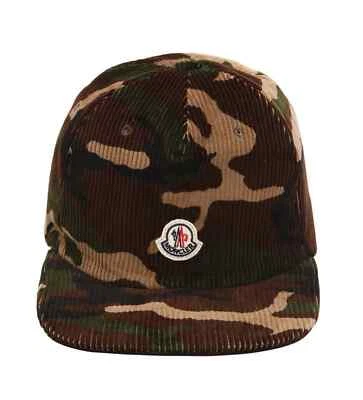 WoW MONCLER Berretto Camuflaje BÉISBOL Sombrero Gorra Militar Pana Verde Visera SH Foto 1 de 4