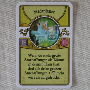 Agricola (Juegos Lookout): Tarjeta promocional L-Deck Urbanista - Imagen 1 de 1