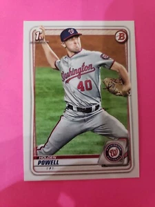 Holden Powell 2020 Bowman Draft BD-120 paper base ,Washington Nationals Quantity - Picture 1 of 2
