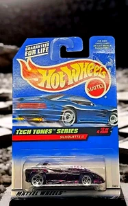 Hot Wheels #746 Tech Tones Series 2/4 Silhouette II 1998 negro y púrpura  - Imagen 1 de 7