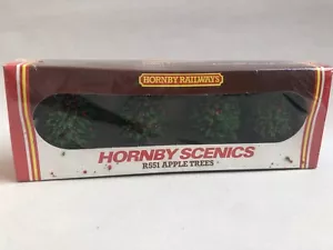 Hornby Scenics R551 Apple Trees Bearing Fruit (4) Factory Sealed VGC - Picture 1 of 7