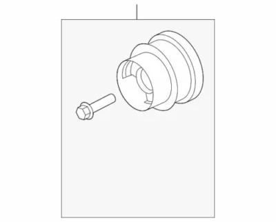 OEM NEW Ford 2008-2010 F-250 Super Duty F-350 SD Crankshaft Pulley 8C3Z-6312-B - Изображение 1 из 2