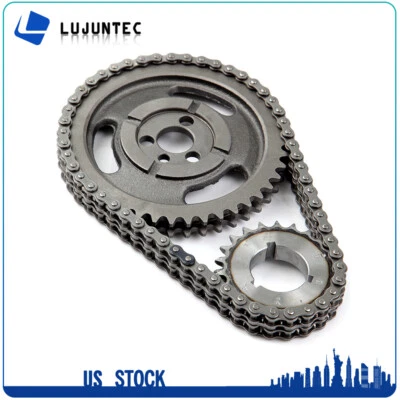 SBC HD Double Row Timing Chain Kit For Chevrolet C10 C20 Suburban  G10 K10 K20 - Image 1 of 3