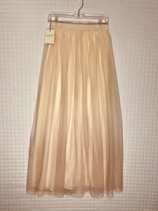 LAUREN CONDRAD Tulle Gara Ombre Maxi Skirt Enchanted Woodlands- Runway Size 4 NW - Picture 1 of 7