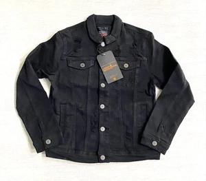 Copper Rivet Denim Factory - Denim Jacket - BLACK - Size MEDIUM - Picture 1 of 11