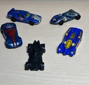 Lot of 5 Batman Batmobile And Superman Hot Wheels K456 - Picture 1 of 10