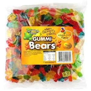 Mixed Colours Multicoloured Gummi Gummy Bear Lollies Candy Favours Lolly Buffet - Picture 1 of 1