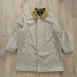 Grenfell Made In England Men's Coat Size L Beige Very Rare - Picture 1 of 24
