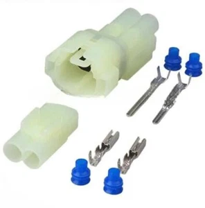 Sumitomo HM 090 MT - 2 Pin Connector Set Plug Set Fits Suzuki, Yamaha & Honda - Picture 1 of 8